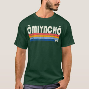 Retro Vintage 70s 80s Style Omiyacho, Japan  T-Shirt