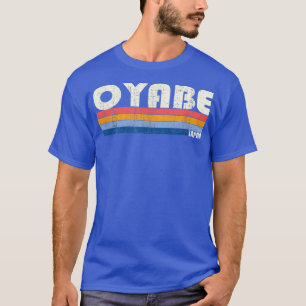 Retro Vintage 70s 80s Style Oyabe, Japan  T-Shirt