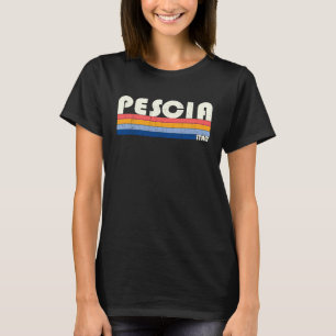 Retro Vintage 70s 80s Style Pescia, Italy T-Shirt