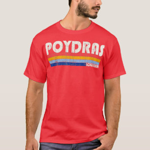 Retro Vintage 70s 80s Style Poydras Louisiana T-Shirt