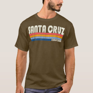 Retro Vintage 70s 80s Style Santa Cruz, CA T-Shirt