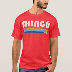 Retro Vintage 70s 80s Style Shingu, Japan  T-Shirt