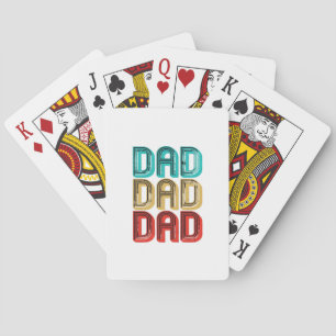 Retro Vintage 70s Dad Essential Playing Cards