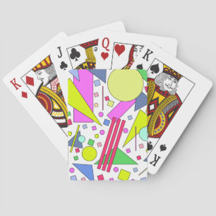 Retro Vintage 80s and 90s Style Playing Cards