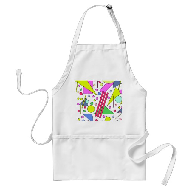 Retro Vintage 80s and 90s Style Standard Apron (Front)