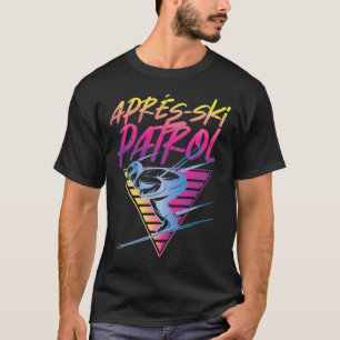 Retro Vintage 80s Apres Ski Patrol _1  T-Shirt
