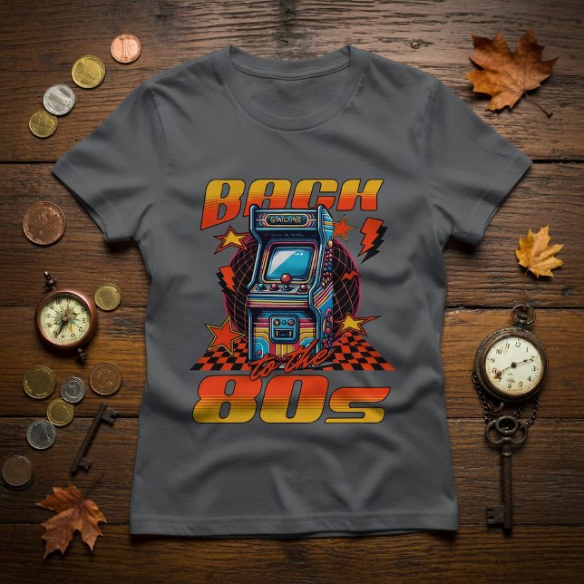 Retro Vintage 80s Arcade Games T-Shirt (Creator Uploaded)