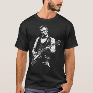 Retro Vintage Abraham Lincoln Abe Lincoln Playing T-Shirt