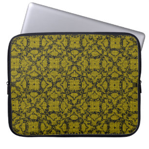 Retro Vintage Aesthetic Background Design 80s, 90s Laptop Sleeve