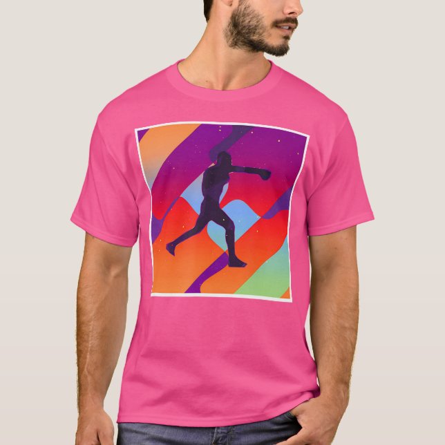 Retro Vintage Aesthetic Boxer T-Shirt (Front)