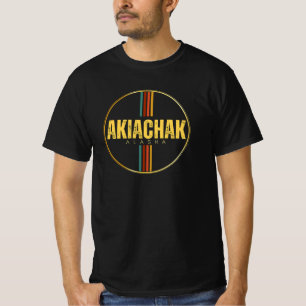 Retro vintage akiachak city alaska state 70s ak T-Shirt