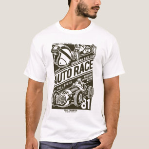 Retro Vintage Auto Race Car T-Shirt