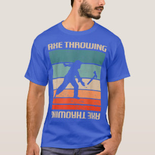 Retro Vintage Axe Throwing Player T-Shirt