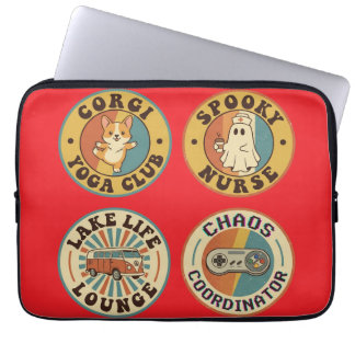 Retro Vintage Badge Sticker Collection Laptop Slee Sleeve