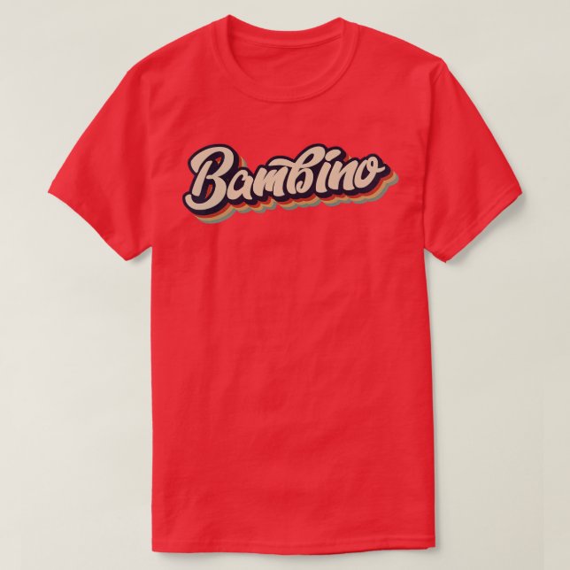 Retro Vintage Bambino T-Shirt (Design Front)