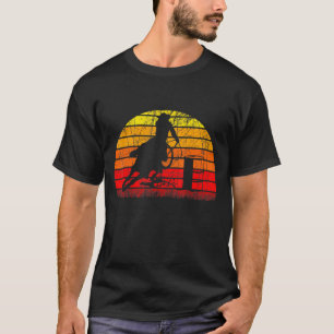 Retro Vintage Barrel Racing Rodeo Horse T-Shirt