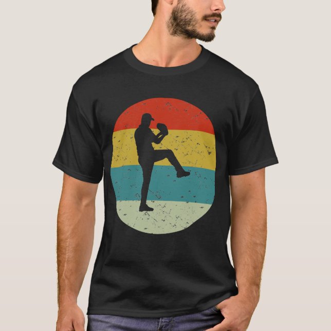 Retro vintage baseball  T-Shirt (Front)