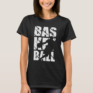 Retro Vintage Basketball Design For Basketball Pla T-Shirt