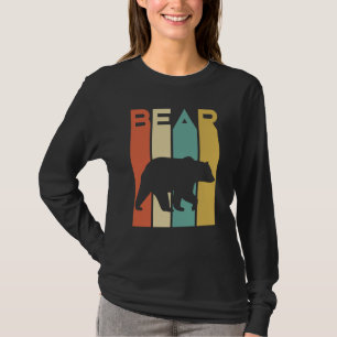 Retro Vintage Bear 80s 90s Wildlife Animal Bear T-Shirt