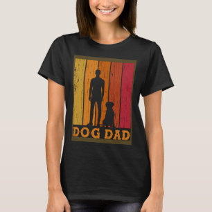 Retro Vintage Best Dog Dad Dog Dad Father S Day T-Shirt