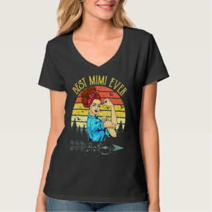 Retro Vintage Best Mimi Ever Mimi  Mother's Day 3 T-Shirt