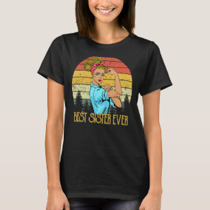 Retro Vintage Best Sister Ever Proud Grandma Life  T-Shirt