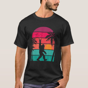 Retro Vintage Bigfoot Rock And Roll 80S 90S Rock H T-Shirt