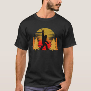 Retro Vintage Bigfoot Rock And Roll 80S 90S Rock H T-Shirt