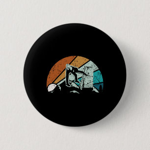 Retro Vintage Billiards Game 8 Ll Pool Player Tour 6 Cm Round Badge