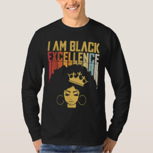 Retro Vintage Black Excellence African Pride Histo T-Shirt