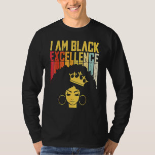 Retro Vintage Black Excellence African Pride Histo T-Shirt