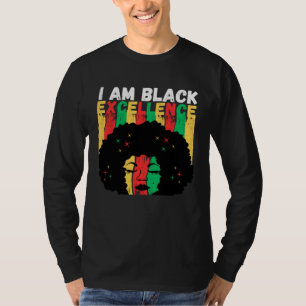 Retro Vintage Black Excellence African Pride Histo T-Shirt