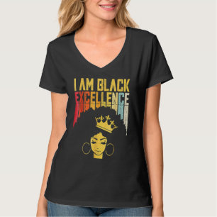 Retro Vintage Black Excellence African Pride Histo T-Shirt