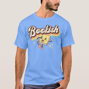 Retro Vintage Bookish Reading Book Worms Library F T-Shirt