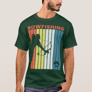 Retro Vintage Bowfishing Arrow Bow Fishing Bowfish T-Shirt