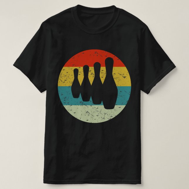 retro vintage bowling T-Shirt (Design Front)