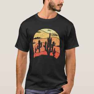 Retro Vintage Cactus For Men Women Gardening 2 T-Shirt