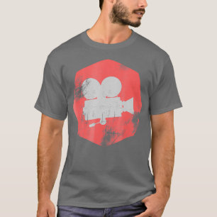 Retro Vintage Camera Director Editor Filmmaker T-Shirt