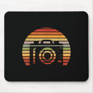 Retro Vintage Camera Picture Camera Man Photograph Mouse Pad