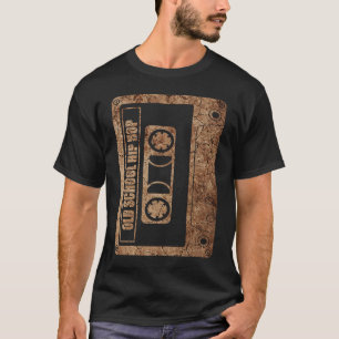 Retro Vintage Cassette Tape Old School Hip Hop Rap T-Shirt