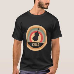 Retro Vintage Cello Gift For Cellists T-Shirt