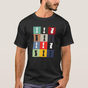 Retro Vintage Chess Chess Lover Chess Player T-Shirt