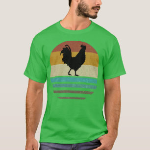 Retro Vintage Chicken Funny Farm Poultry Farmer T-Shirt