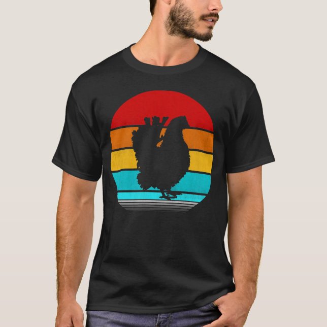 retro vintage chicken T-Shirt (Front)