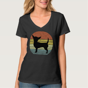 Retro Vintage Chihuahua Silhouette T-Shirt