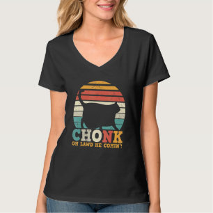 Retro Vintage Chonk Cat Scale Kitten   Fat Chubby  T-Shirt