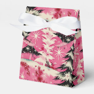 Retro Vintage Christmas: 1950's Pink Xmas Favour Box