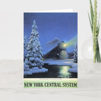 Retro vintage Christmas card