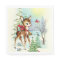 Retro vintage Christmas Holiday deer party