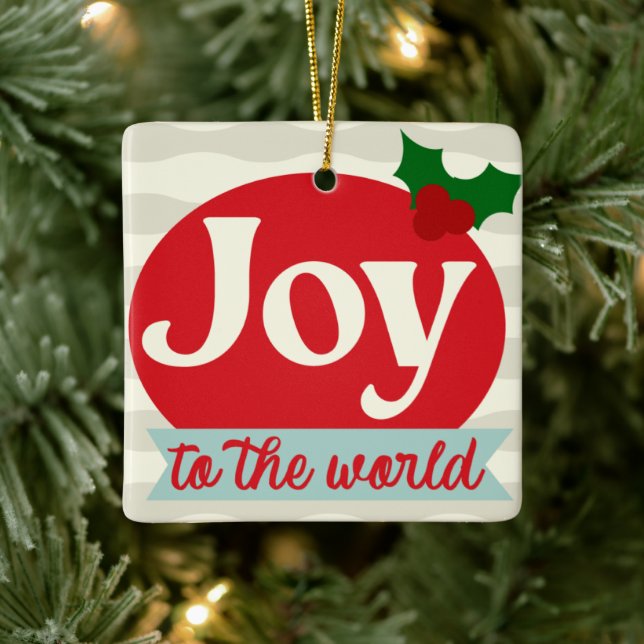 Retro Vintage Christmas Ornament (Tree)